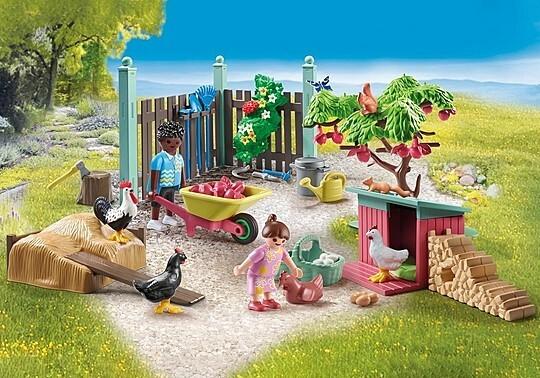 Produktbild Playmobil Kleine Hühnerfarm im Tiny House Garten (71510, Playmobil City Life)