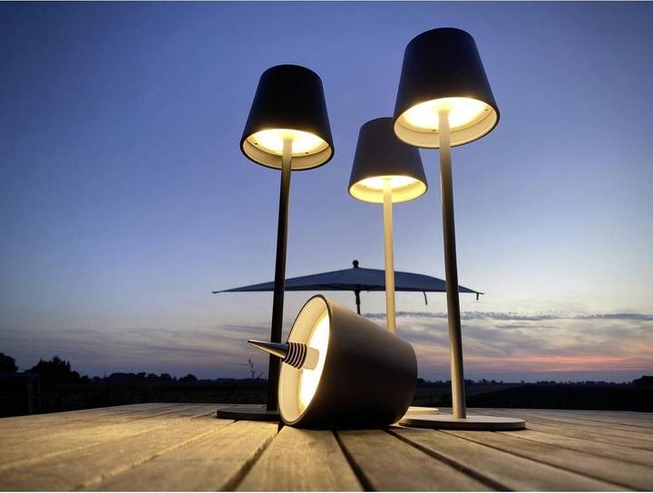 Immagine prodotto Modern-Electronics m-e LUNA-80 W 41434 Lampada da tavolo ricaricabile LED LED installato