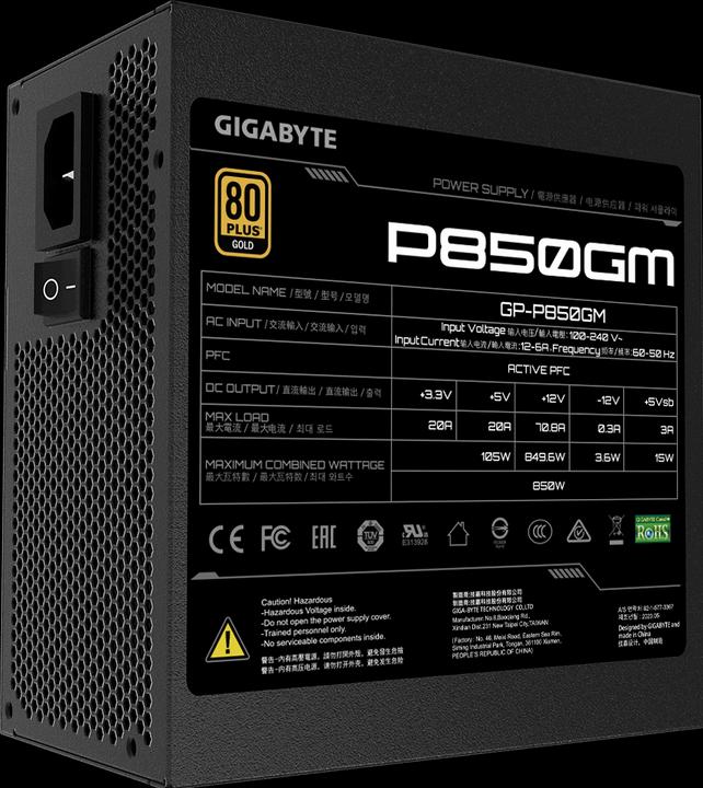 Produktbild Gigabyte P850GM (850 W)