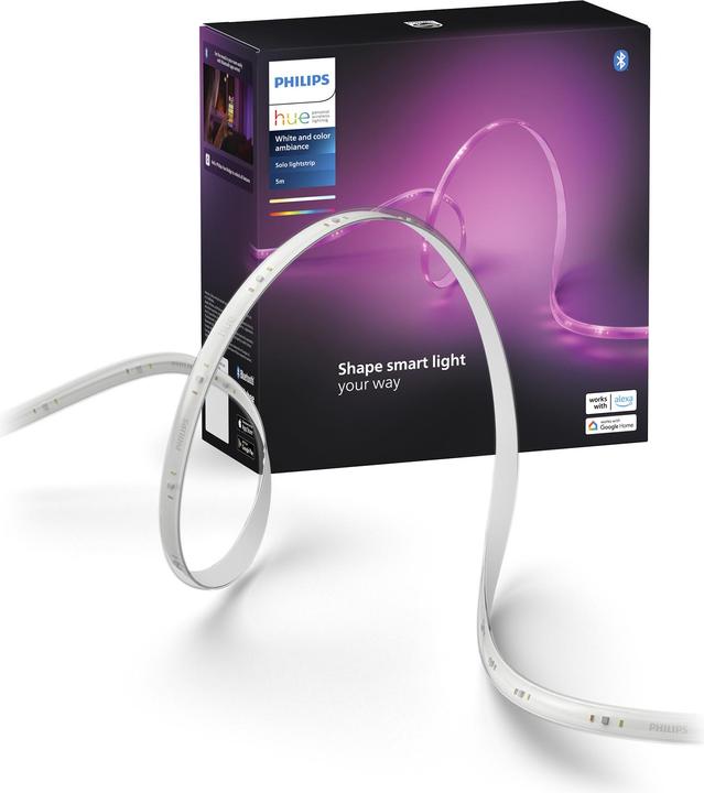Produktbild Philips Hue Lightstrip Solo (Mehrfarbig, 500 cm, Indoor)