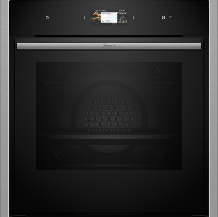 Produktbild Neff N 90, Built-in oven with added steam function, 60 x 60 cm, Stainless steel, B64VS31N0