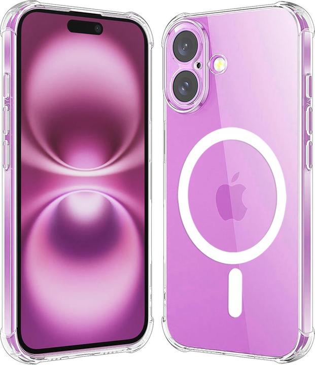 Produktbild Techsuit - Shockproof Clear Silicone MagSafe - iPhone 16 Plus - Clear (Apple iPhone 16 Plus)