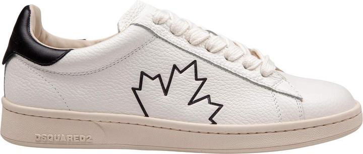 Produktbild Dsquared2 boxer sneakers in leather color black and white (45)