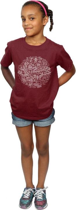 Image du produit Star Wars - T-shirt CHRISTMAS DEATH STAR - Fille (140, 146)