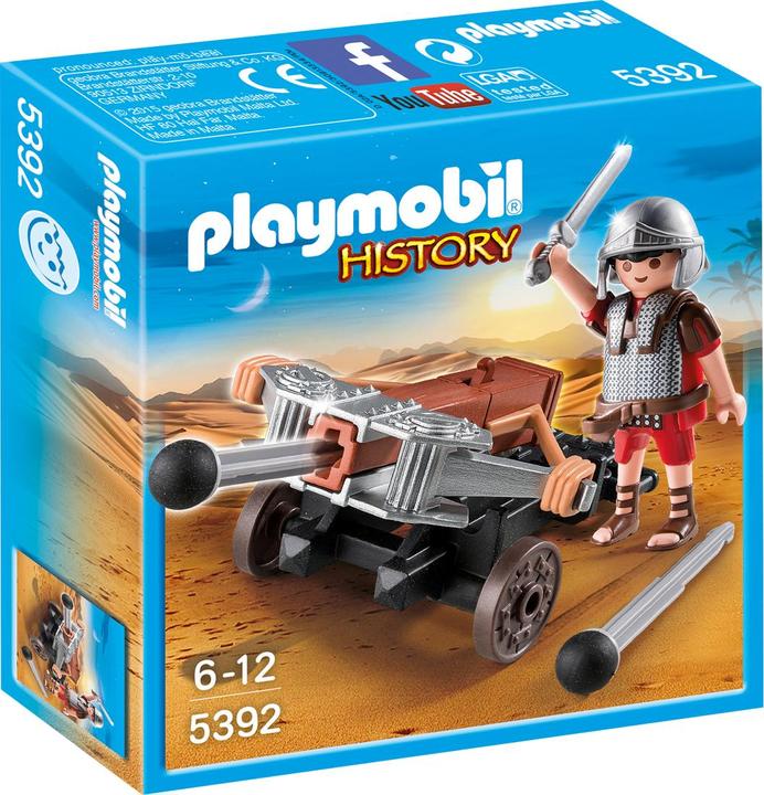 Image du produit Playmobil Soldat romain avec une baliste (5392, Histoire de Playmobil)