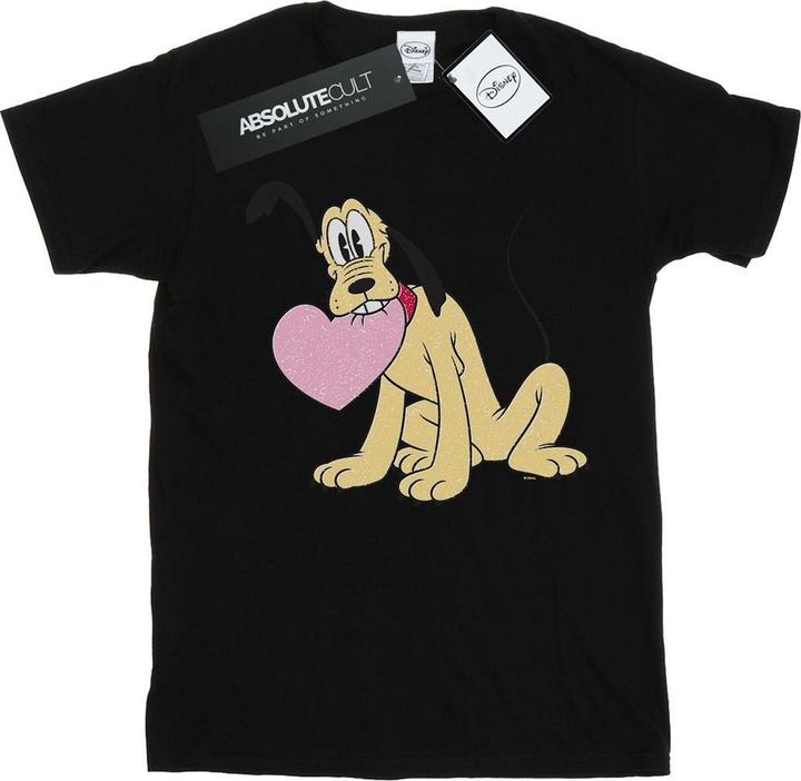 Actual product image Disney Mens Pluto Love Heart T-Shirt (S)