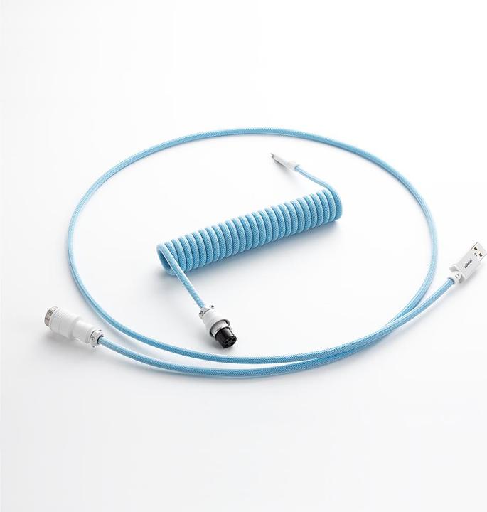 CableMod Cavo per tastiera a spirale Pro da USB-C a USB tipo A, Blueberry Cheesecake (1.50 m, USB 2.0)