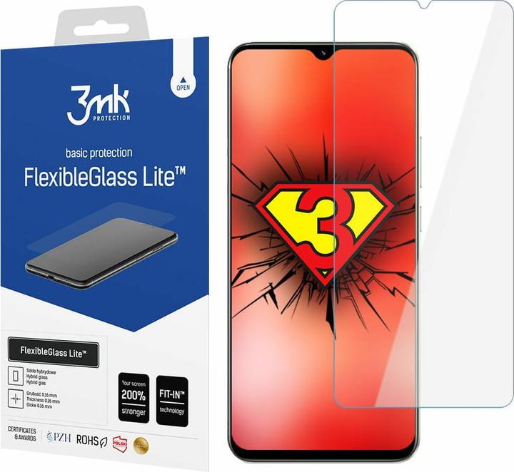 Actual product image 3MK FlexibleGlass Lite Display Film (1 Piece, Realme C30)