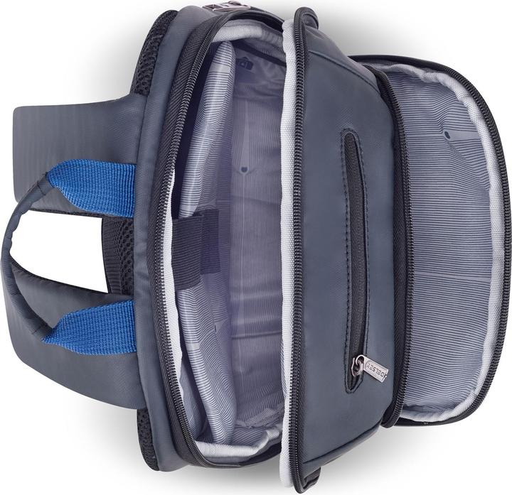 Actual product image Delsey Parvis Plus Laptop Backpack - Water Resistant - 2 Compartments - 13.3 inch - Grey (15 l)