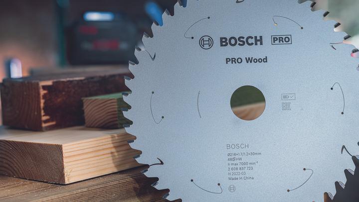 Productafbeelding Bosch Professional Zubehör Cirkelzaagblad Standaard voor hout, 216 x 1,7/1,2 x 30, 48 tanden
