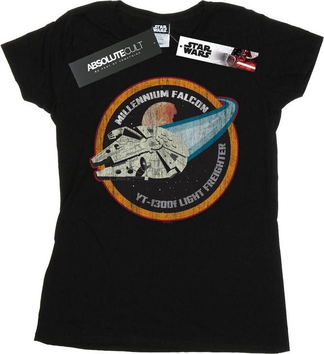Produktbild Star Wars Millennium Falcon Badge TShirt (XXL)