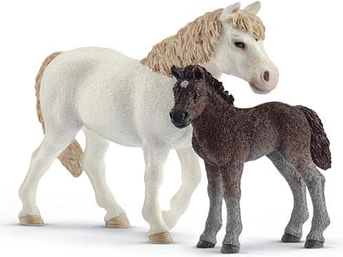 Schleich Set poney et poulain