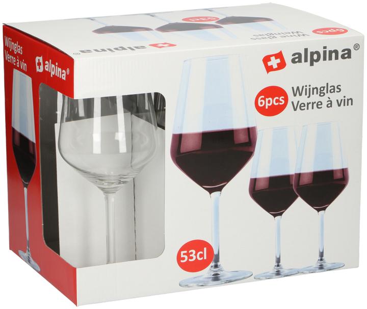 Produktbild alpina Rotweinkelch 6er Set 53cl (53 cl, 6 Gläser, Rotweingläser)