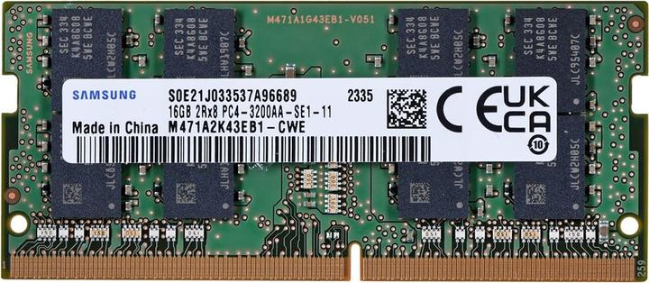 Actual product image Samsung M471A2K43EB1-CWE (1 x 16GB, 3200 MHz, DDR4-RAM, SO-DIMM)