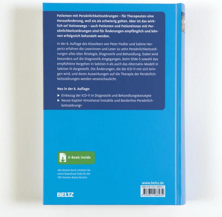 Produktbild Persönlichkeitsstörungen (Deutsch, Sabine Herpertz, Peter Fiedler, 2022)