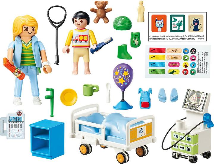 Image du produit Playmobil Chambre d'hôpital pour enfants (70192, Playmobil City Life)
