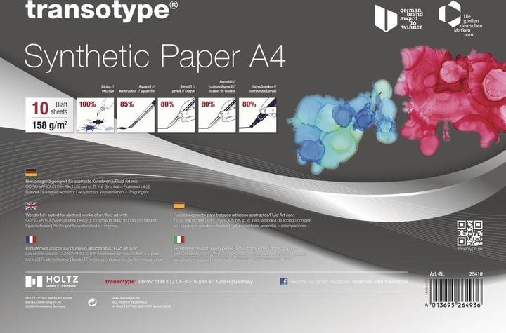 Actual product image Transotype Synthetic paper (158 g/m², 10 x)