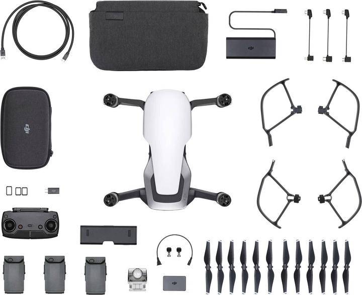 Produktbild DJI Mavic Air Fly More Bundle Arctic White (21 min, 430 g, 12 Mpx)