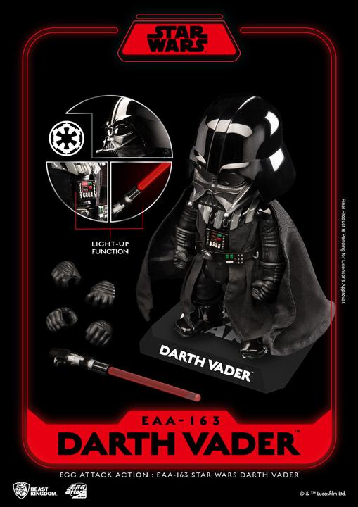 Actual product image Beast Kingdom Star Wars Egg Attack figurine Darth Vader 16 cm