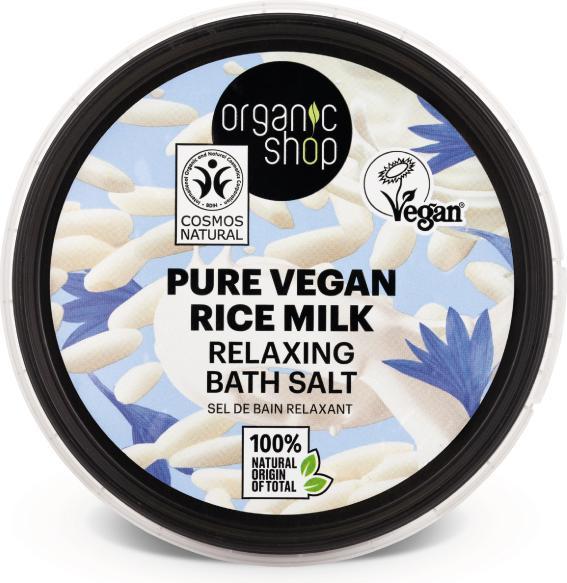 Actual product image Organic Shop Pure Vegan Rice Milk Relaxing Bath 250ml (250 ml, Bath pearls)