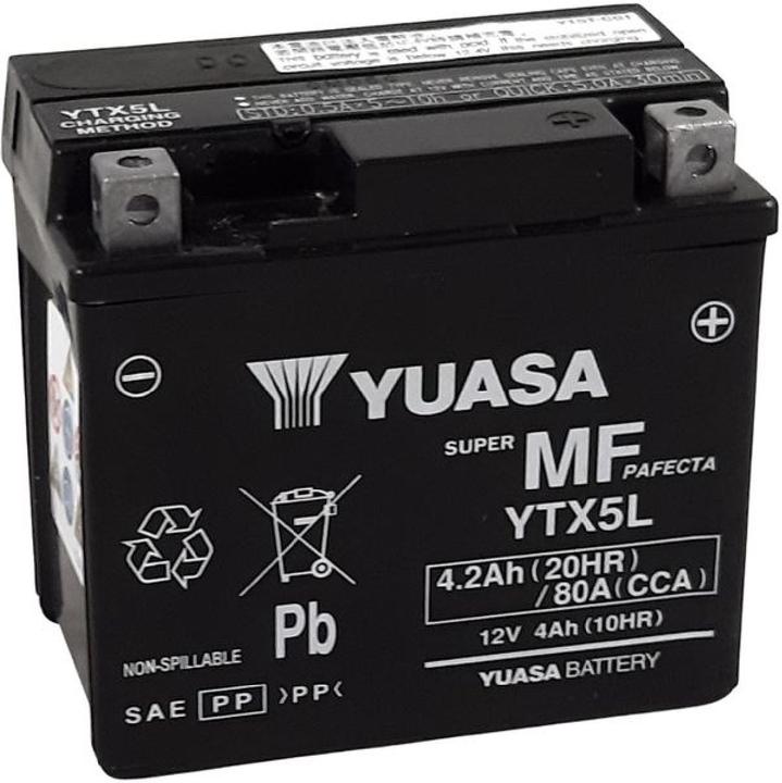 Immagine prodotto Yuasa AGM Motorradbatterie 12V 4.2Ah 80A (12 V, 4.20 Ah, 80 A)
