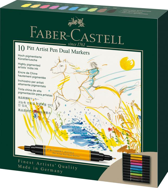 Produktbild Faber-Castell Tuschestift (Mehrfarbig, 10 x)