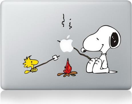 Actual product image PhoneLook Barbecue Snoopy sticker