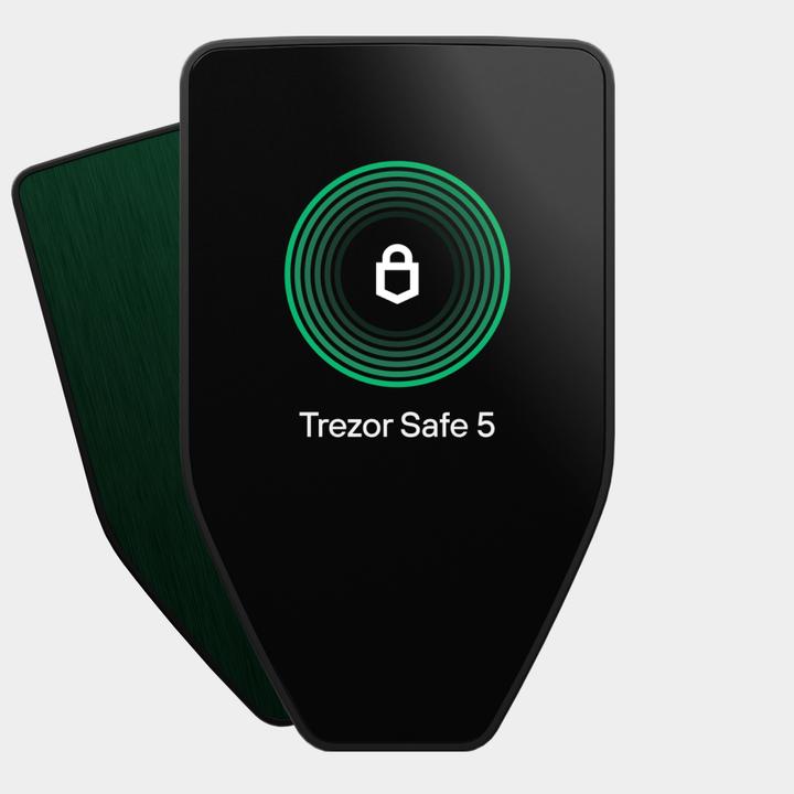 Actual product image Trezor Safe 5 - Green Beryl (Bitcoin, Ethereum Classic, Dogecoin, Others)