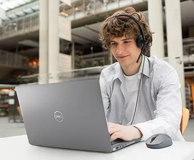 Actual product image Dell Stereo Hdst WH1022 (Cable, USB-A)