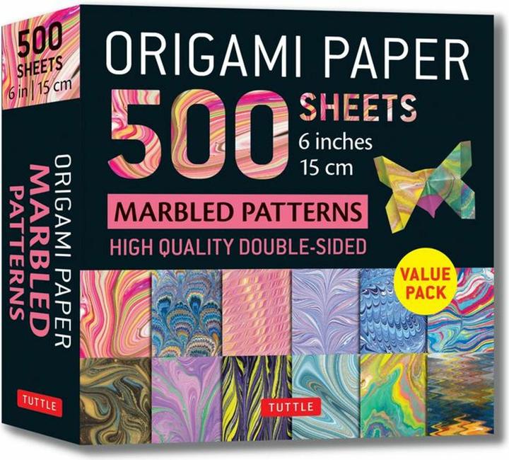 Image du produit Origami Paper 500 Sheets Marbled Patterns (500 x)