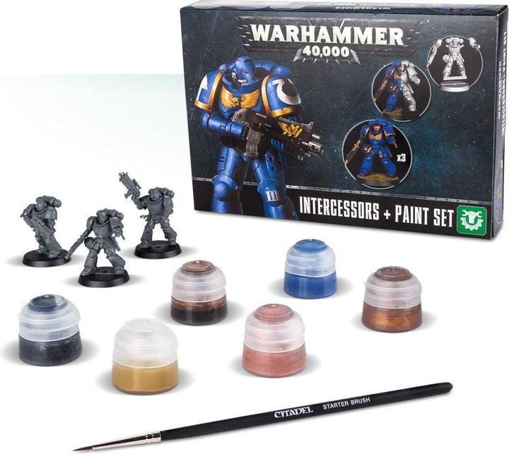 Image du produit Games Workshop Warhammer 40k - Citadel Space Marines Inferno Paint Set (Kit de peinture infernale) (Matières plastiques)
