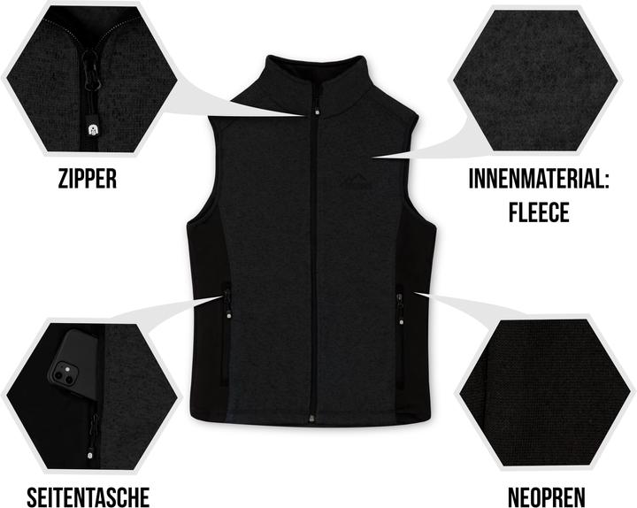 Image du produit Normani Gilet polaire en tricot pour homme Shamattawa (3XL)