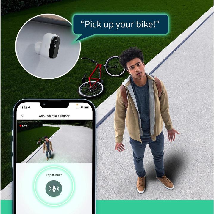 Immagine prodotto Arlo Essential 2K Outdoor Camera (2560 x 1440 Pixels)