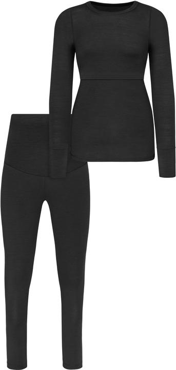 Normani Merino Unterwäsche Umstandsmode Set- Langarm-Shirt und Unterhose - 8795