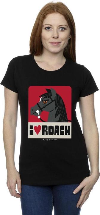 Immagine prodotto Netflix The Witcher I Heart Roach Maglietta Donna (XL)