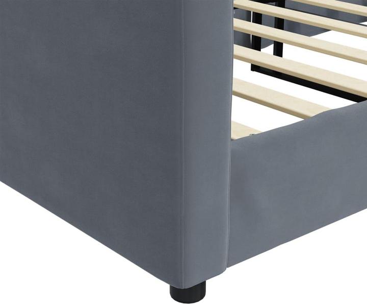 Produktbild VidaXL Tagesbett Gästebett Bettsofa Schlafsofa ohne Matratze 90x200cm Samt (Bettsofa)