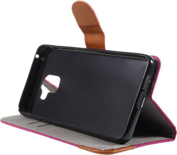 Produktbild MU Classic Leder/Stoff Hülle (Samsung Galaxy A8 (2018))