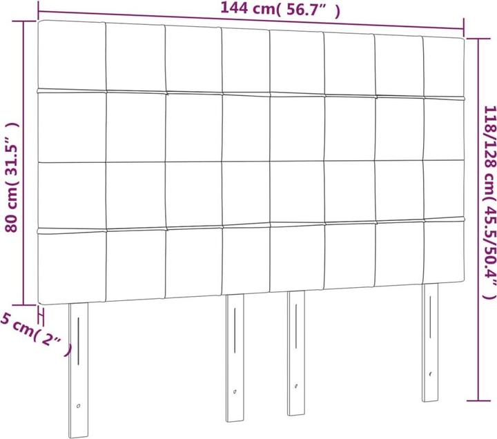Immagine prodotto VidaXL Alyssa (180 x 5 x 128 cm)