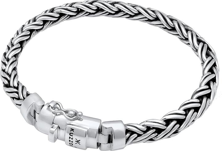 Kuzzoi Basic Armband, Twisted (21 cm, 925er Silber)
