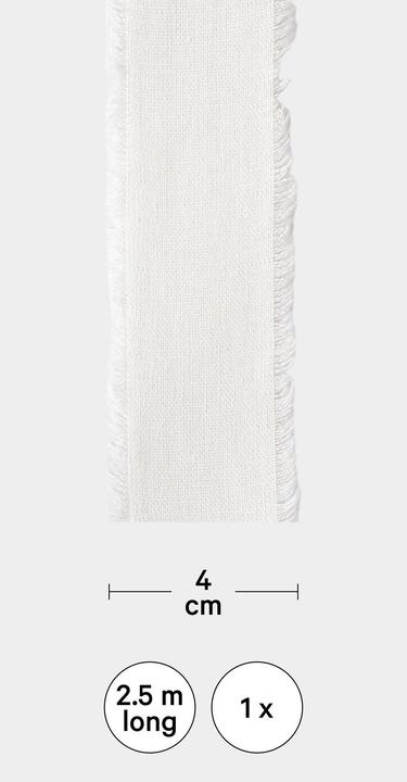 Image du produit I Am Creative Ruban de lin, ruban cadeau polyvalent (Ruban, 1 x)