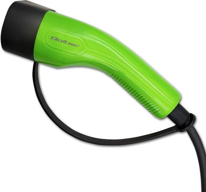 Image du produit Qoltec Mobilna ładowarka do samochodu elektrycznego EV z regulacją 2w1 Typ2 | 7kW | CEE 3 PIN | 230V (Type 2, 7 kW, 32 A)