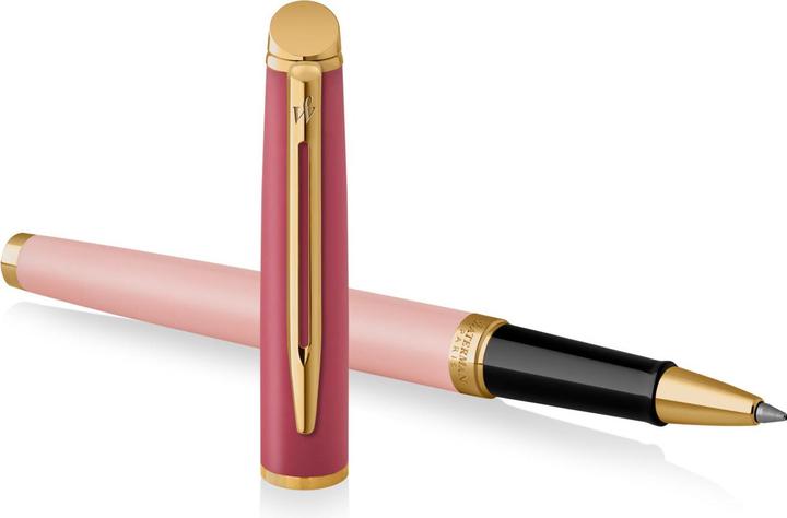 Actual product image Waterman Roller Hemisphere Colour Blocking Pink C.C. F black gift box (Pink, 1 x)