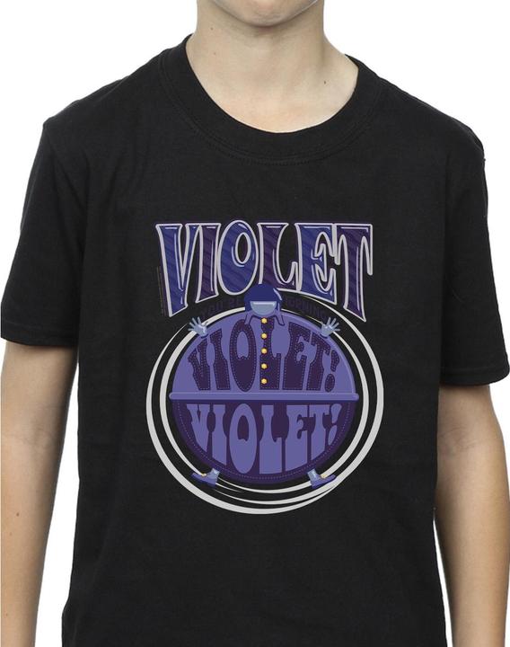 Immagine prodotto Willy Wonka & the Chocolate Factory Violet Turning Violet Maglietta Ragazzi (104)