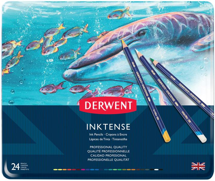 Produktbild Derwent Inktense Permanent (Mehrfarbig, Multicolor, multicolour, 24 x)