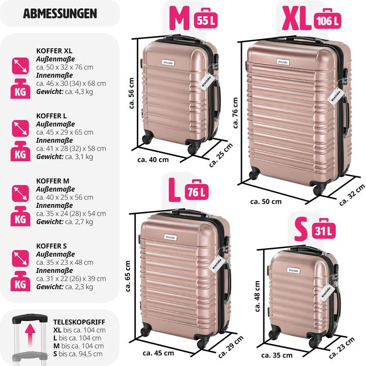Produktbild tectake Mila (106 l, L (90 - 115l))