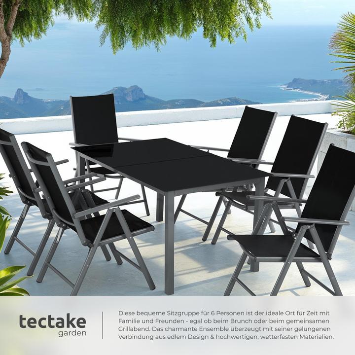 Image du produit tectake Salon de Jardin (150 cm)