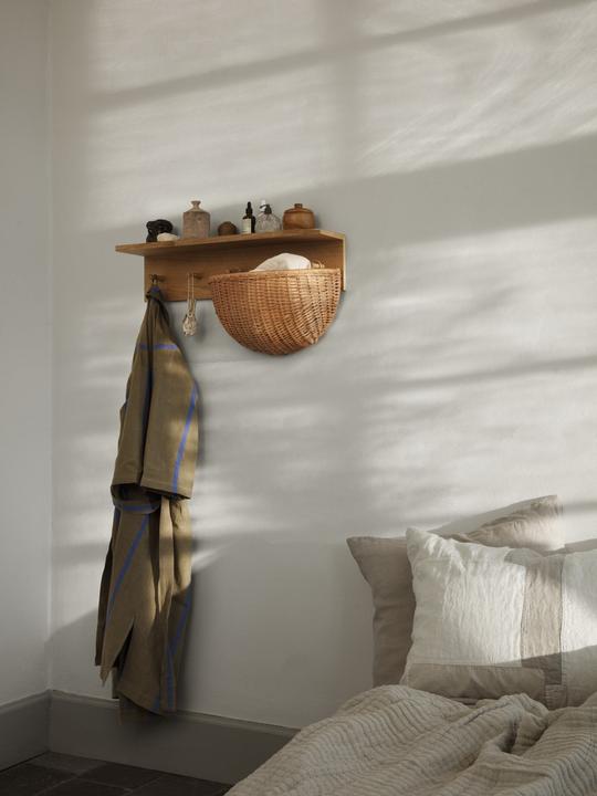 Image du produit Ferm Living Pochettes murales tressées (2 x, 45 x 18.5 x 41 cm)