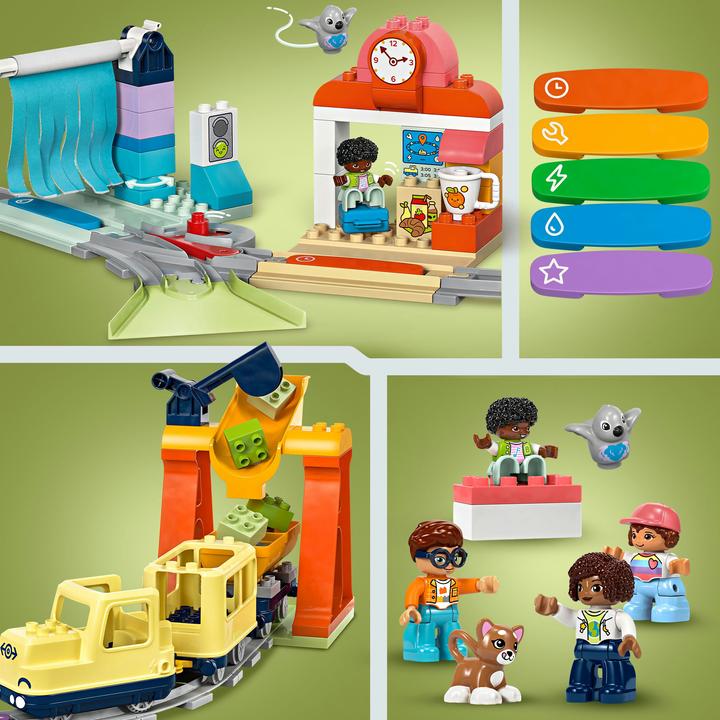 Actual product image LEGO Grosse interaktive Eisenbahn (10428)