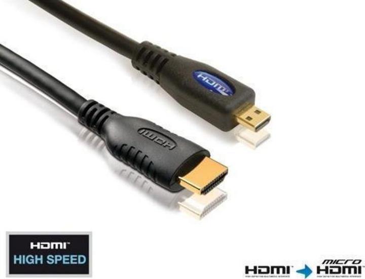 Produktbild Purelink micro HDMI (Typ D) — HDMI (Typ A) (1 m, HDMI)