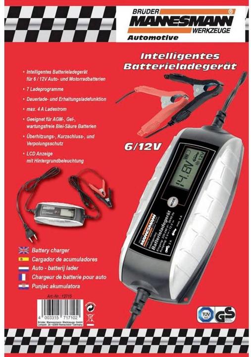 Actual product image Mannesmann Car charger (12V, 6V, 4 A)